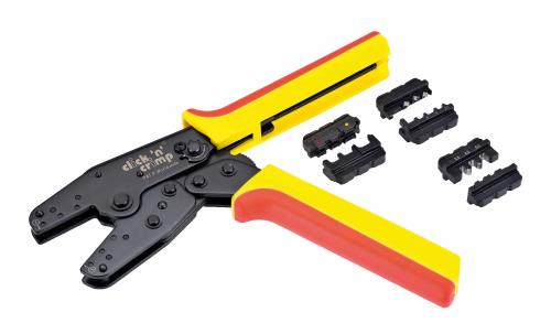 106052 Інструмент для обжиму кабельних кінцевиків CLICK'N'CRIMP SOLAR  з матрицями  MC3 та MC4