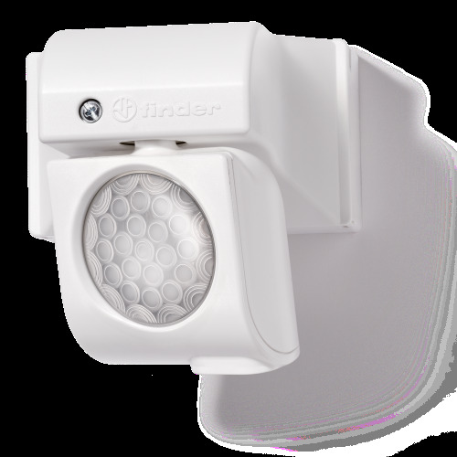 Датчик руху; 1NO; 10A; 110-230В AC; AgSnO2; 5-1000 лк; 10с-12хв; 360°/110°; R10м; відкритий настінний; IP55