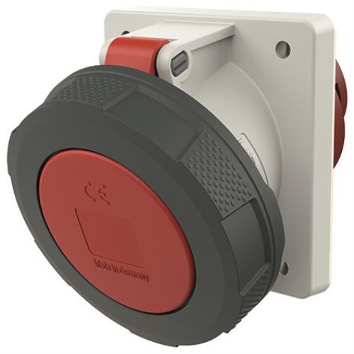 209A 63A5P 6H400V панельна розетка наклонна IP67