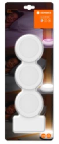 Нічник LED DOT-IT NURSERY RGB touch click 3 шт./уп. 4,5 Вт білий