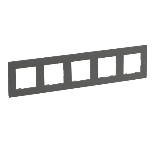 NILOE STEP Рамка 5-постова колір Сталь