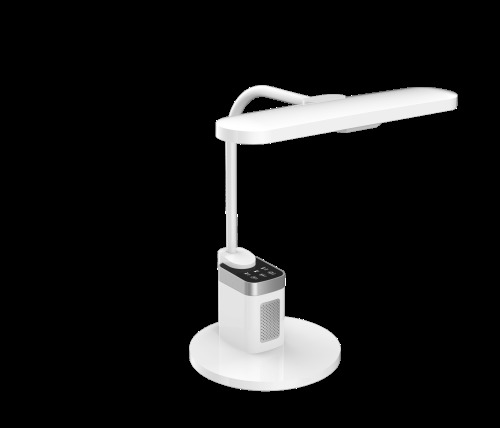 світильник світлодіодний настільний_DELUX_TF-540_8 Вт LED 3000K-4000K-6000K_Bluetooth колонка  белый