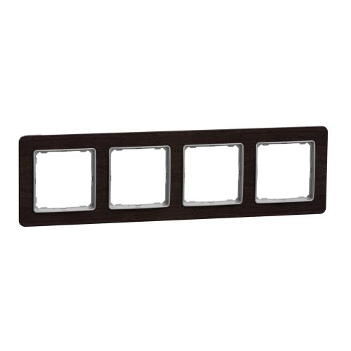 Рамка 4-постова Венге Sedna Elements