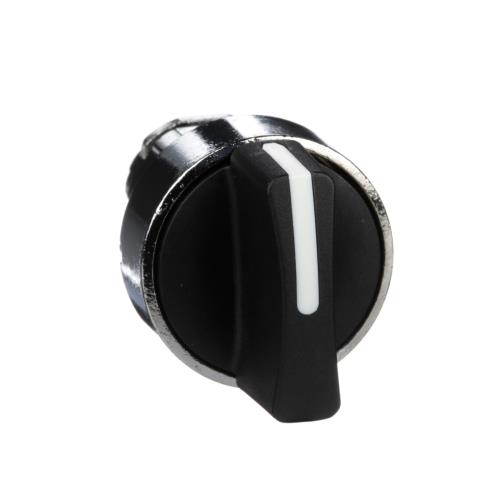 Головка для переключателя 22 мм 3 позиции черная