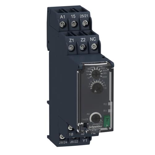 dual function relay, Harmony Timer Relays, 8A, 2CO, 0.05s…300h, power on delay, 24...240V AC DC