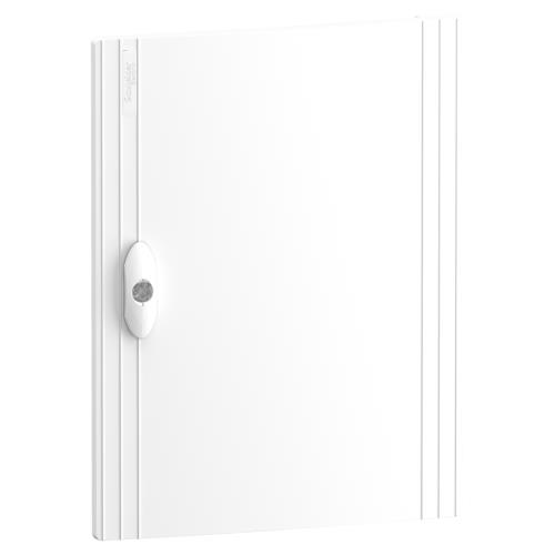Door, PrismaSeT XS, plain, white (RAL 9003), for enclosure 2 x 13 modules