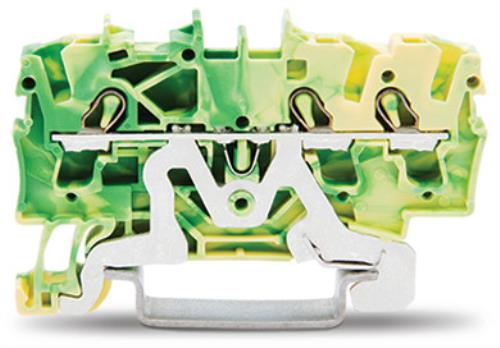3-conductor ground terminal block;2.5 mm²;suitable for Ex e II applications;green-yellow