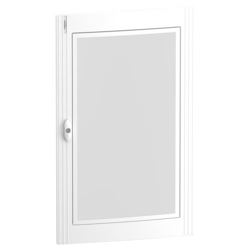 Door, PrismaSeT XS, transparent, colourless, for enclosure 5 x 24 modules