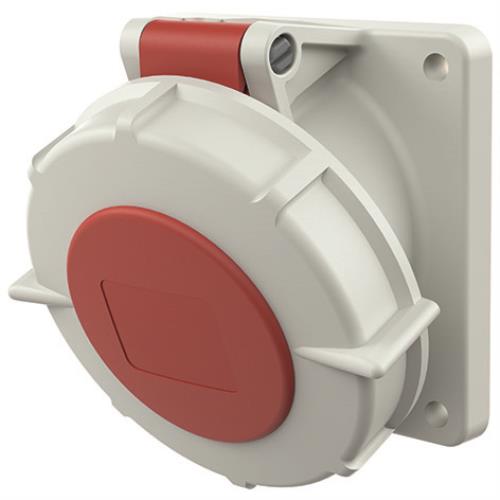 1103 16A5P 6H400V панельна розетка наклонна IP67